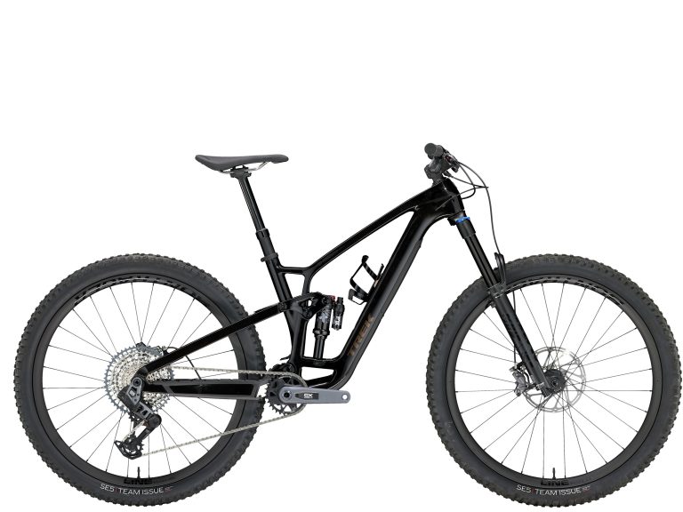 Trek Fuel EX 9.8 GX AXS T-Type Gen 6 2025, VTT tout-suspendu de trail en carbone, vue de profil