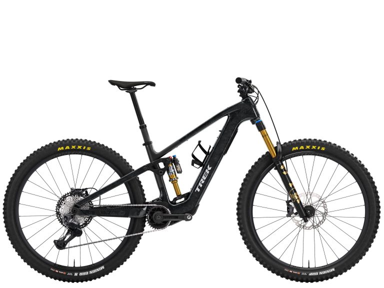 Trek Fuel+ EX 9.8 XT Di2 2027, VTT tout-suspendu à assistance électrique carbone, vue de profil
