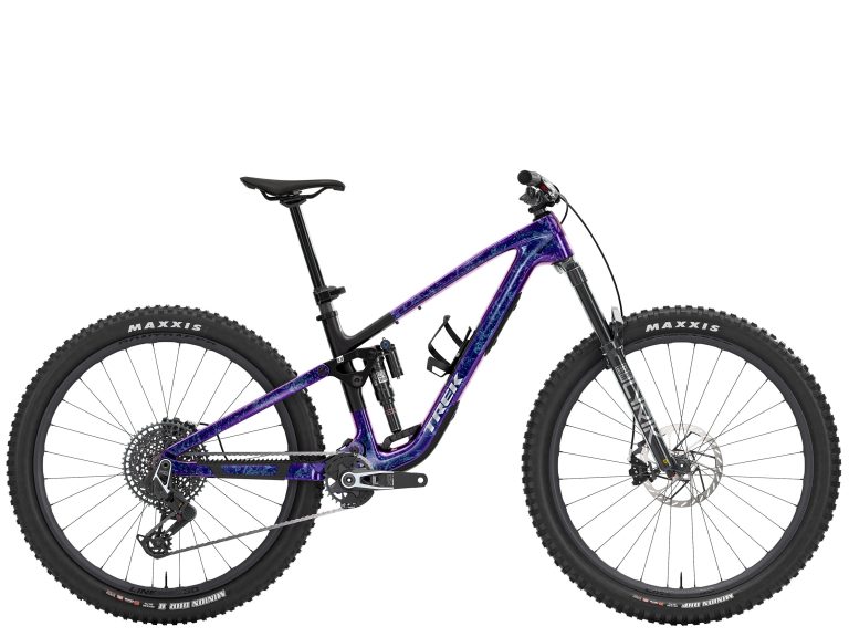 Trek Fuel EX 9.9 X0 AXS 2026, VTT tout-suspendu carbone de trail, vue de profil