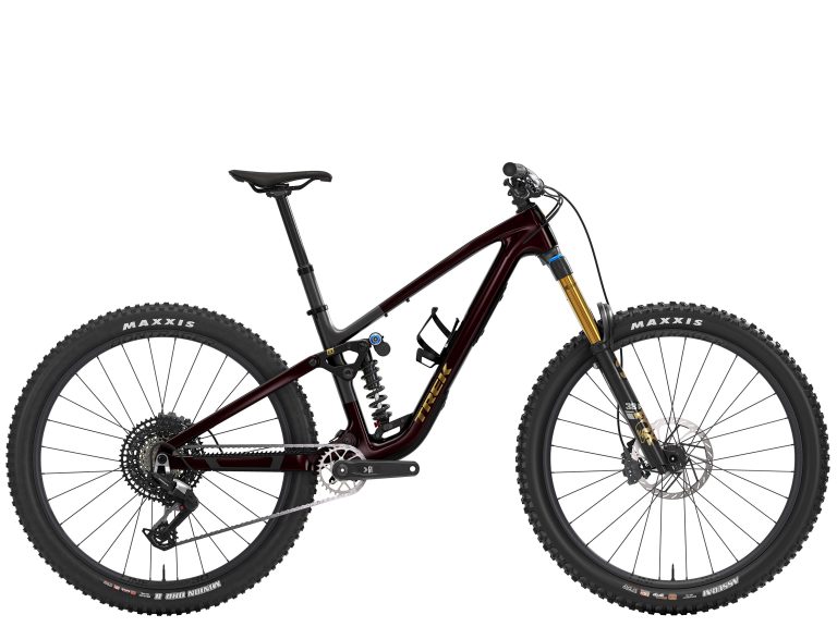 Trek Fuel LX 9.8 Eagle 90 2026, VTT enduro tout-suspendu carbone, vue de profil
