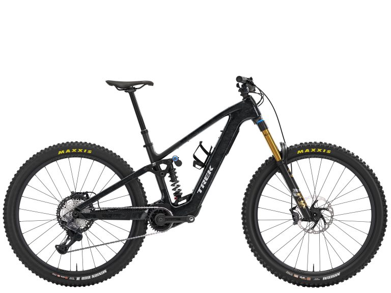 Trek Fuel+ LX 9.8 XT 2027, VTT tout-suspendu à assistance électrique carbone, vue de profil