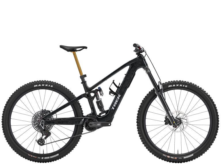 Trek Fuel+ LX 9.9 X0 AXS 2027, VTT tout-suspendu à assistance électrique carbone, vue de profil