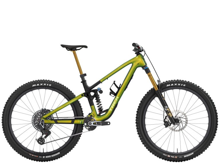 Trek Fuel LX 9.9 X0 AXS, VTT d’enduro carbone à roues Bontrager Line Pro 30, vue de profil