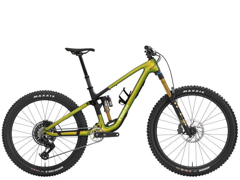 Trek Fuel MX 9.8 Eagle 90, VTT d’enduro à cadre carbone OCLV Mountain, vue de profil