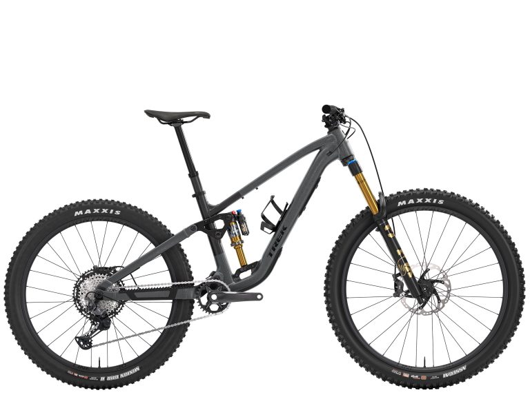 Trek Fuel MX 9 XT, VTT d’enduro à cadre aluminium et groupe Shimano XT, vue de profil