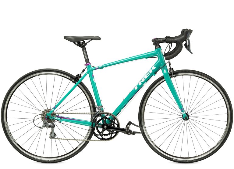 Trek Lexa 2015, vélo de route en aluminium à fourche carbone, vue de profil
