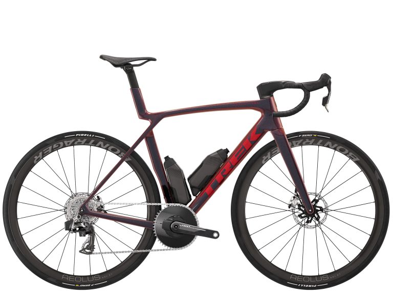 Trek Madone SLR 9 AXS 1x 8e génération 2027, vélo de route aéro carbone en mono-plateau, vue de profil