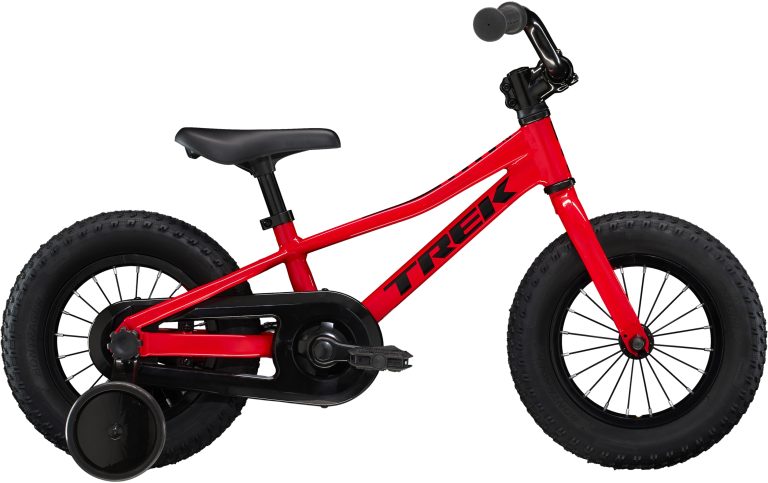 Trek Precaliber 12 pouces, premier vélo à pédales pour enfant, vue de profil
