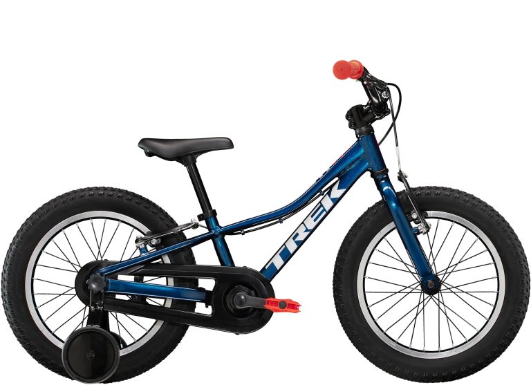 Trek Precaliber F/W 2026, vélo enfant 16 pouces à cadre alliage, vue de profil