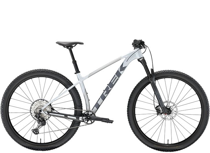 Trek Procaliber 8 2024, VTT de cross-country semi-rigide à cadre aluminium, vue de profil