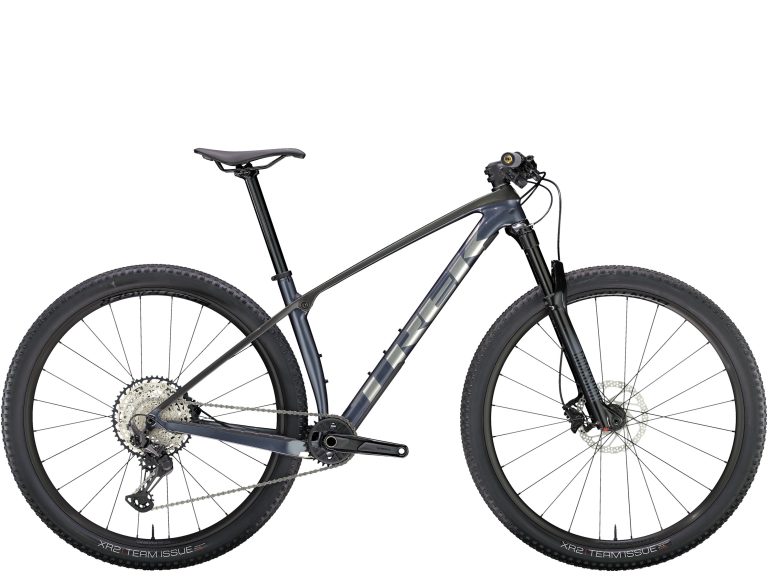 Trek Procaliber 9.6 2024, VTT semi-rigide carbone à cadre OCLV, vue de profil