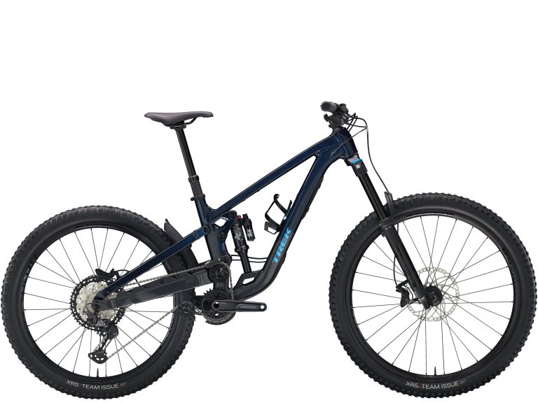 Trek Slash 8 6e génération 2024, VTT d’enduro aluminium à suspension Fox de 170 mm, vue de profil