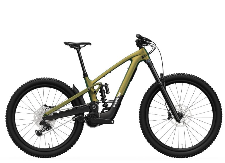 Trek Slash 9.9 X0 AXS T-Type 2026, VTT tout-suspendu carbone à pivot haut, vue de profil