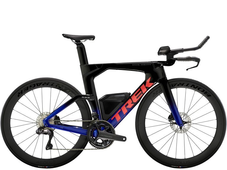 Trek Speed Concept SLR 7 2026, vélo de contre-la-montre en carbone, vue de profil