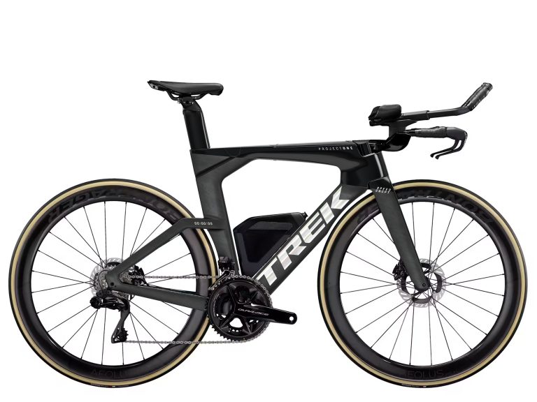 Trek Speed Concept SLR 9 2026, vélo de contre-la-montre carbone à cockpit intégré, vue de profil