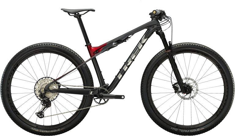 Trek Supercaliber 9.7 2023, VTT de cross-country à cadre carbone, vue de profil