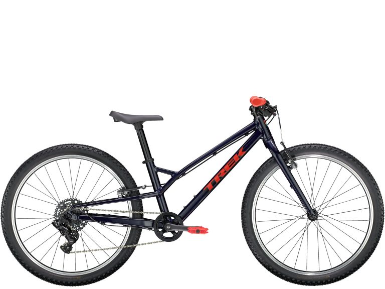 Trek Wahoo 24 Path 2024, vélo enfant à roues de 24 pouces, vue de profil