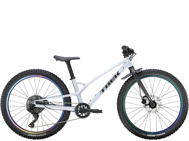 Trek Wahoo 24 Trail 2024, vélo enfant tout-terrain 24 pouces, vue de profil