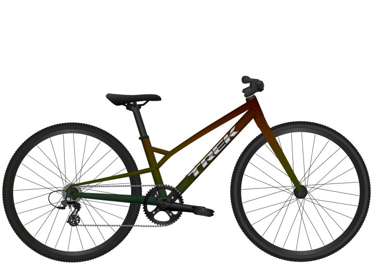 Trek Wahoo 26 Path 2027, vélo enfant 26 pouces à cadre aluminium et freins sur jante, vue de profil