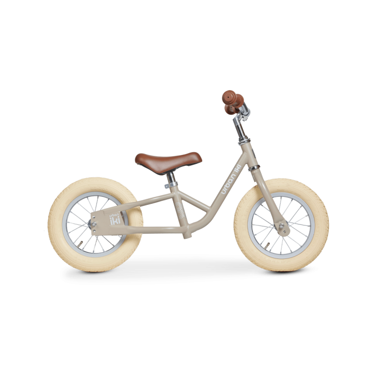 Draisienne évolutive Urban Iki 2 roues coloris beige, vue de profil