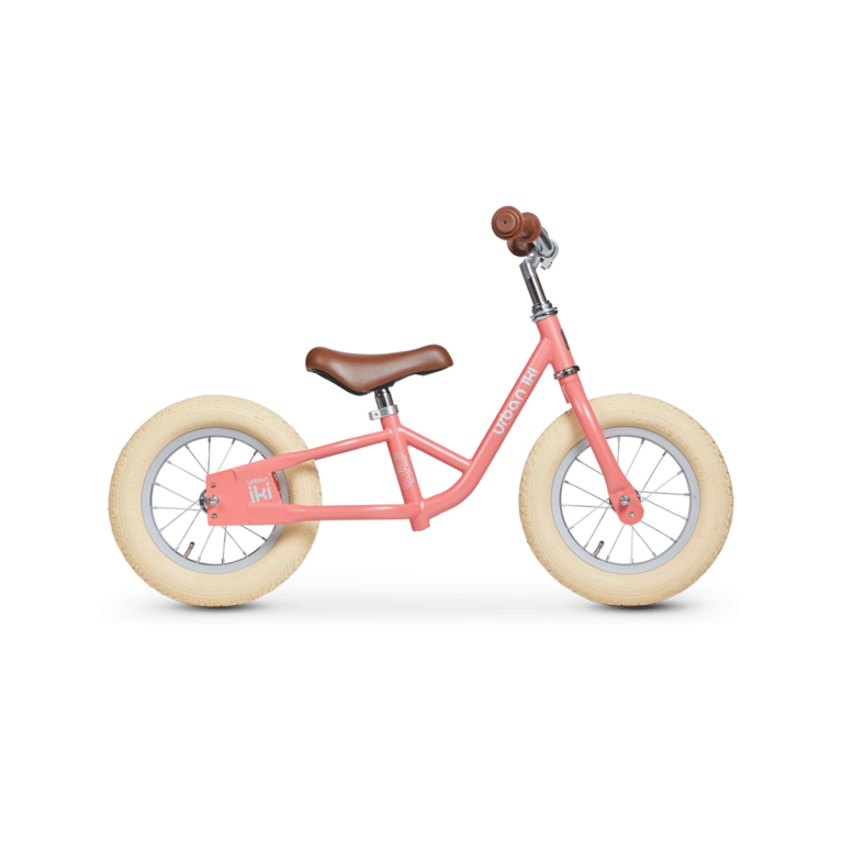 Draisienne évolutive Urban Iki 2 roues coloris rose, vue de profil