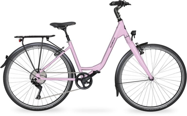 Velo de Ville A200 Allround 26 2024, vélo urbain à cadre Comfort à enjambement bas, vue de profil