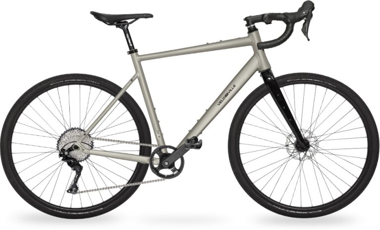 Velo de Ville G400 2025, gravel en aluminium à fourche rigide, vue de profil