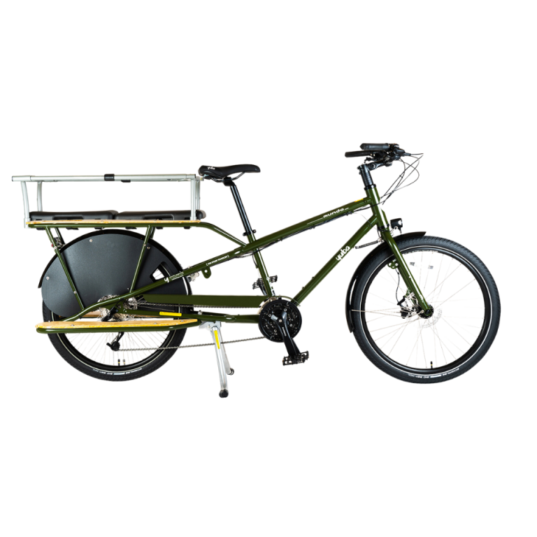 Yuba Mundo Lux Family Edition, vélo cargo longtail acier équipé pour la famille