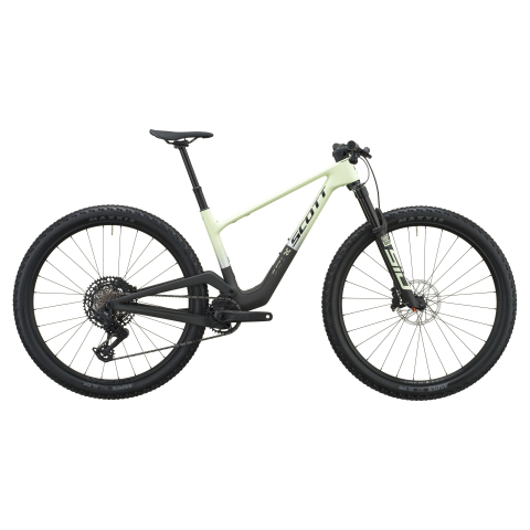 Scott Spark RC Team, VTT de cross-country tout-suspendu carbone, vue de profil