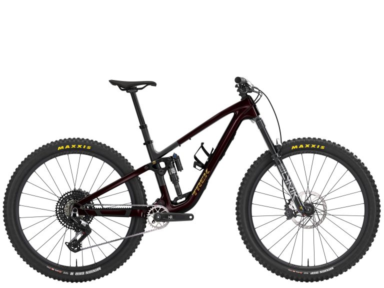 Trek Fuel EX 9.8 Eagle 90 2027, VTT tout-suspendu de trail à cadre carbone, vue de profil