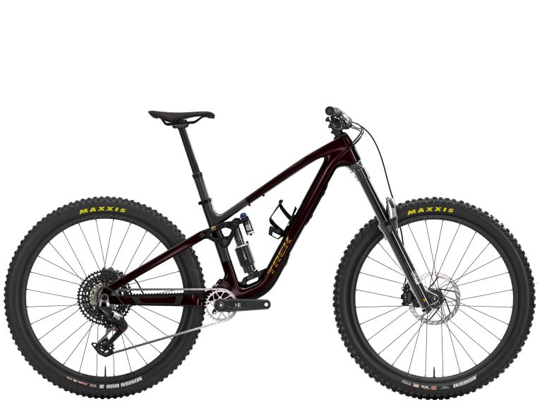 Trek Fuel LX 9.8 Eagle 90 2027, VTT tout-suspendu à grand débattement et cadre carbone, vue de profil